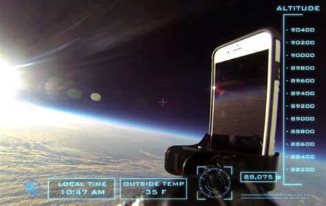 Video: iPhone 6 free falls from space in the ultimate 